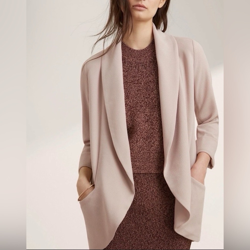 Aritzia Wilfred Light Pink Women's Blazer